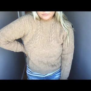Jcrew cable knit sweater vintage